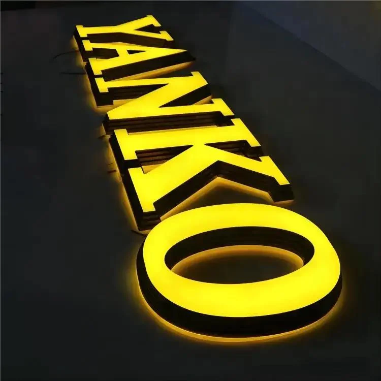 Store Letters Bar LED Sign Outdoor LED Channel Letter 3D Shop Signage