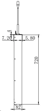 Ultra-Thin Computer Monitor Electric Lifting Pop up LCD / LED Screen