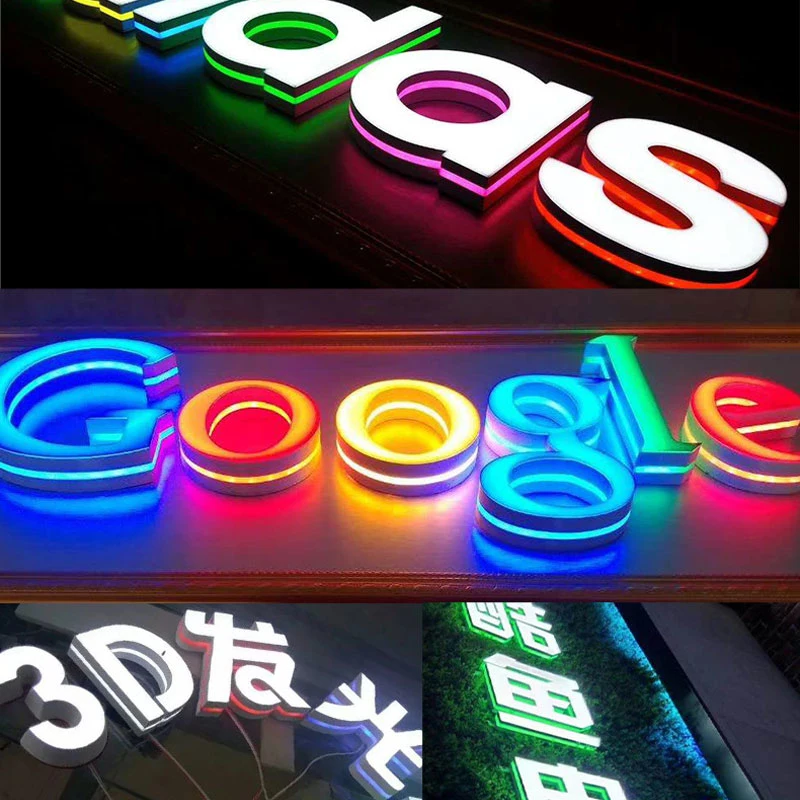 Multicolor Weather Resistant LED Letter Sign 3D Printer for Outdoors