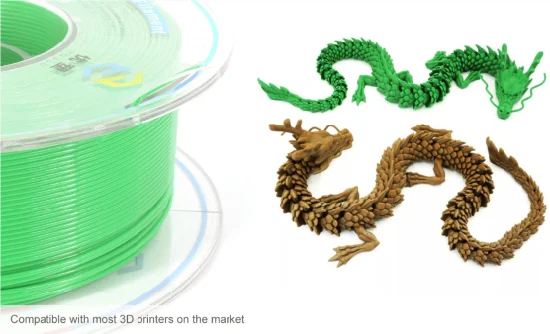 Stampante 3D PLA+ Filamenti antigroviglio Materiali per stampa 3D 1,75 mm 1 kg Maggiore resistenza alla trazione Migliore adesione Macchine da stampa 3D di grandi dimensioni Filamento Nero 1 kg
