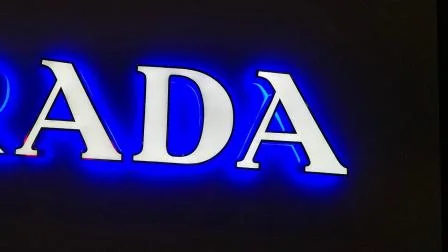 Segnaletica con lettere LED 3D personalizzata in fabbrica con illuminazione frontale illimitata e impermeabile