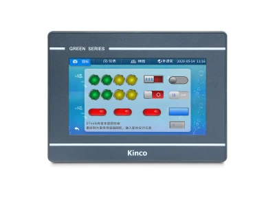 Kinco-Gl070-7 pollici ad alta definizione HMI-232/422/485/USB/Ethernet/U-disk touch screen HMI di livello industriale per comunicazione